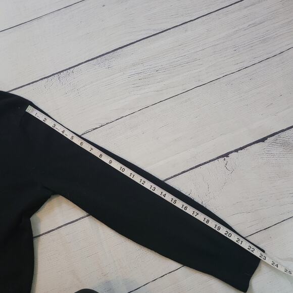 Banana Republic Size M Merino Wool Blend Half Zip Button Collar Pullover Sweater - Picture 4 of 11